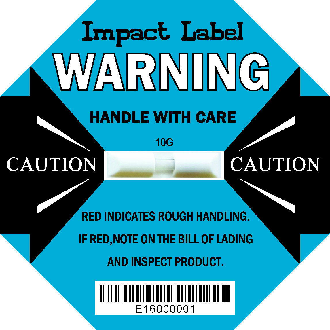 GREY 15G Impact Label