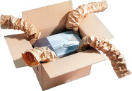 PAPERTECH 750 200mm x 390m 1 Ply Brown (110gsm) Chevron Paper Void Fill