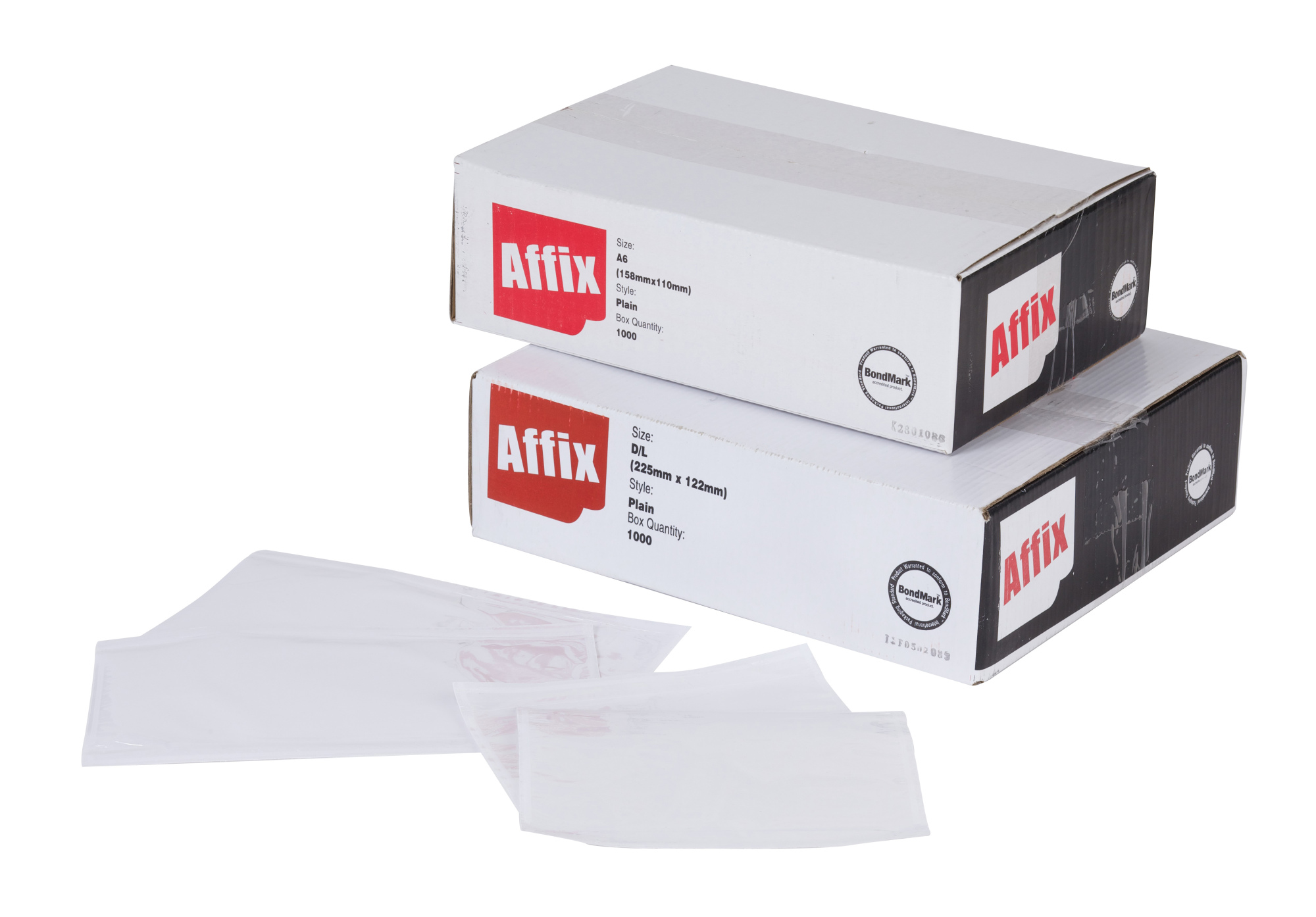 AFFIX 225 x 165mm A5 Plain Document Wallets