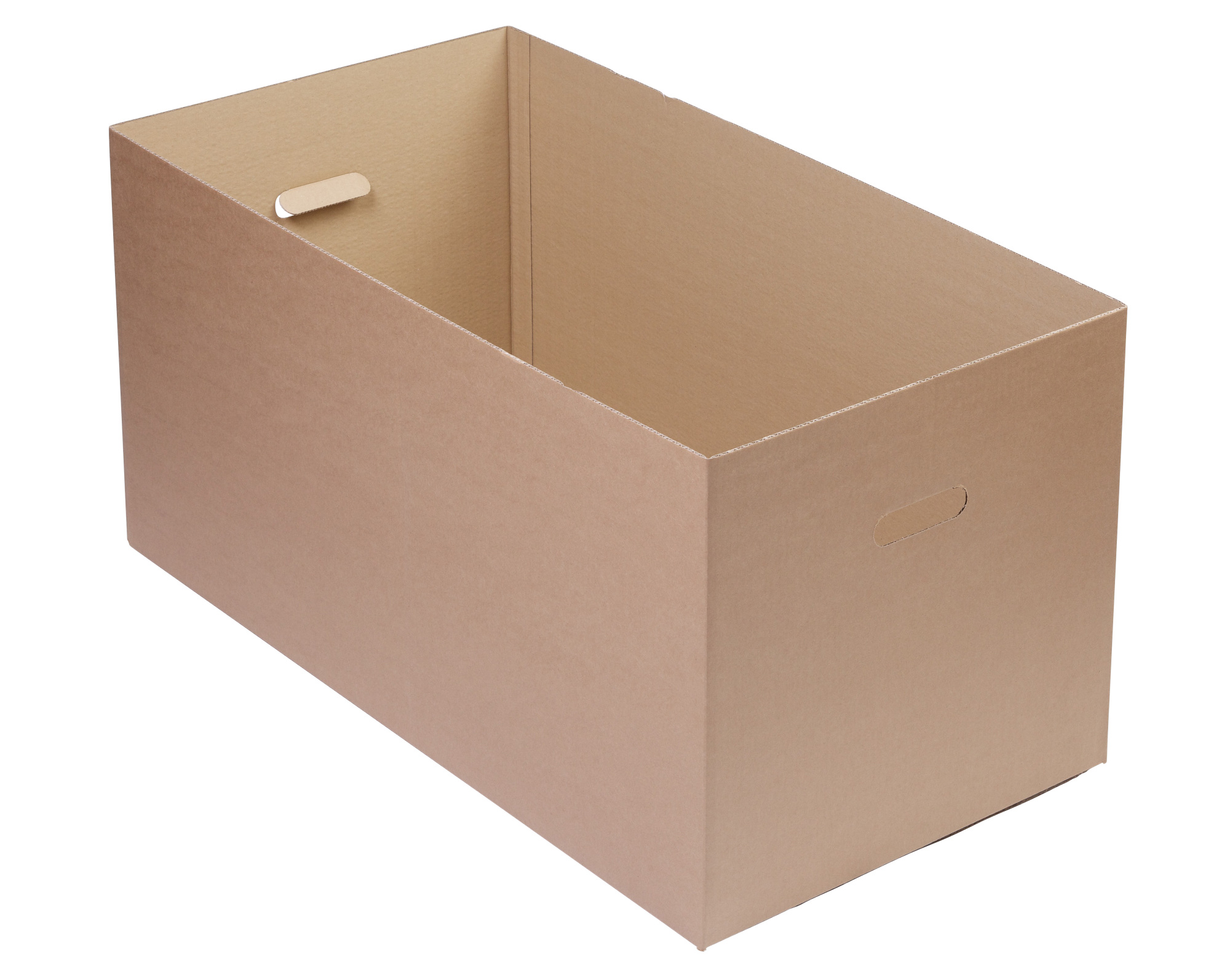 770 x 400 x 380mm (30 x 16 x 15") Single Wall Carton 0200 with Hand Holes (400/Plt)