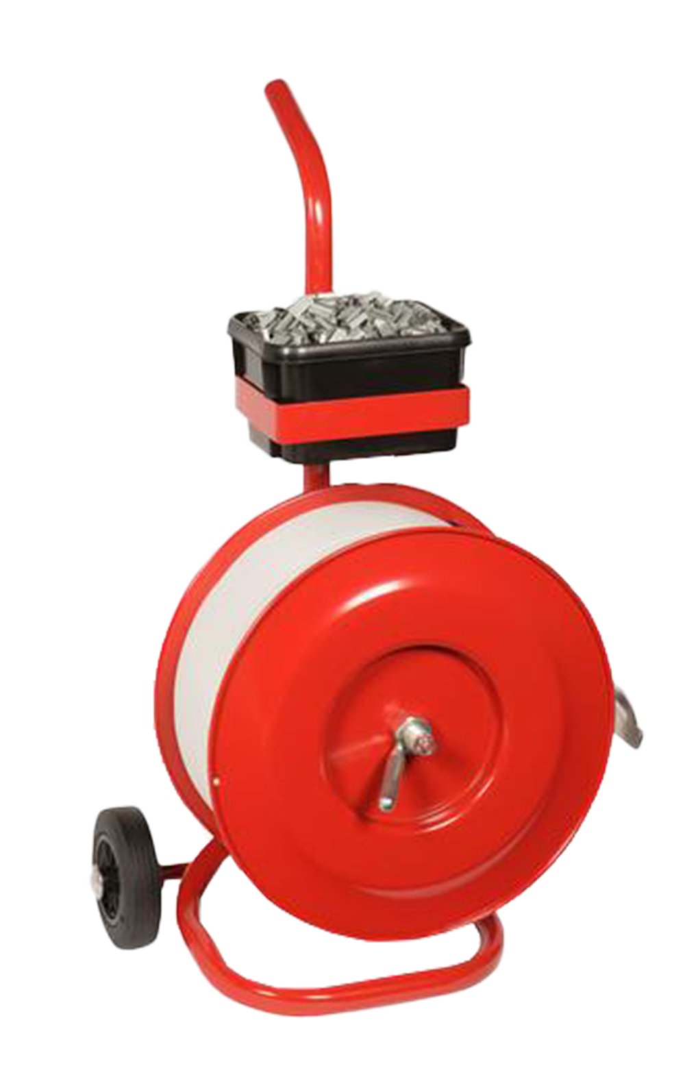 Mobile Dispenser for Polypropylene Strapping on 200/190 and 150/190 Core