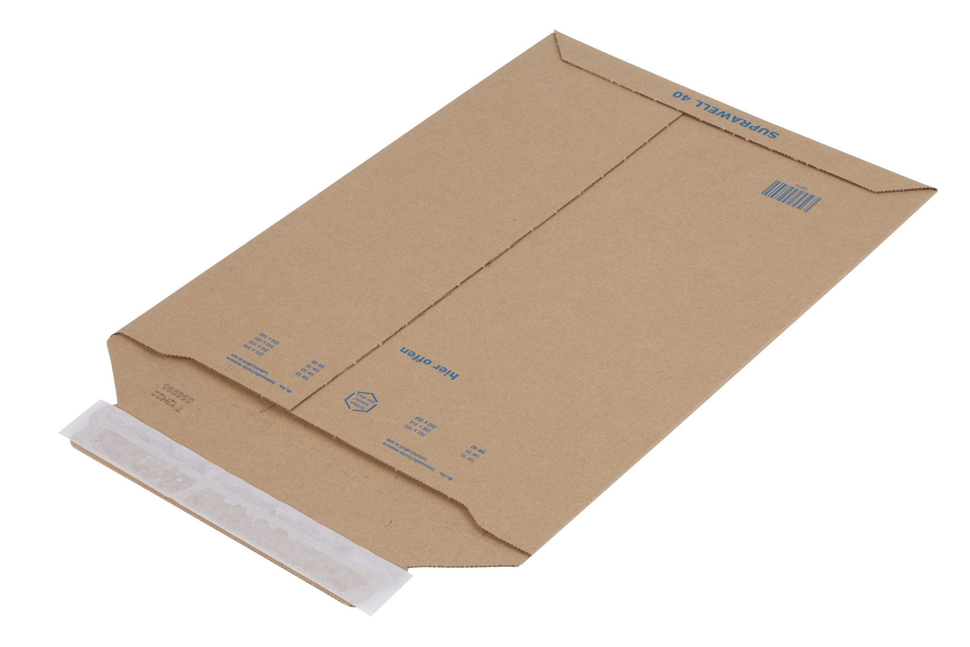 Suprawell Corrugated Envelopes 175 x 250mm (50/Box)