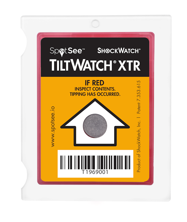 Tiltwatch XTR companion label