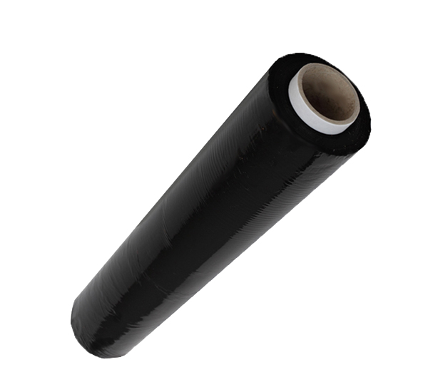 500mm x 250m Heavy Duty Black Flush Core Stretch Film