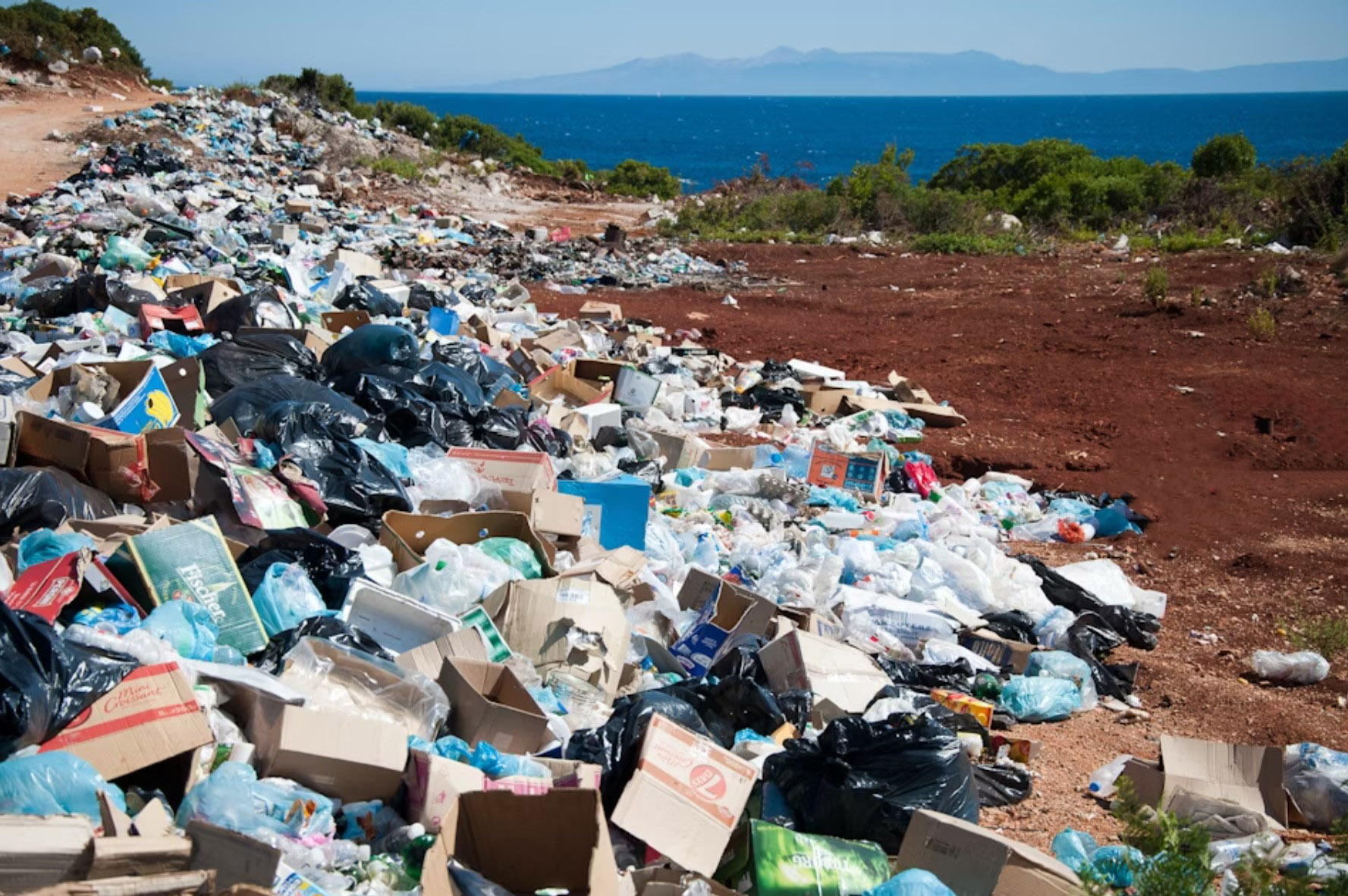 plastic waste landfill