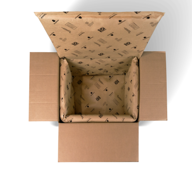 Paper based thermal insulation