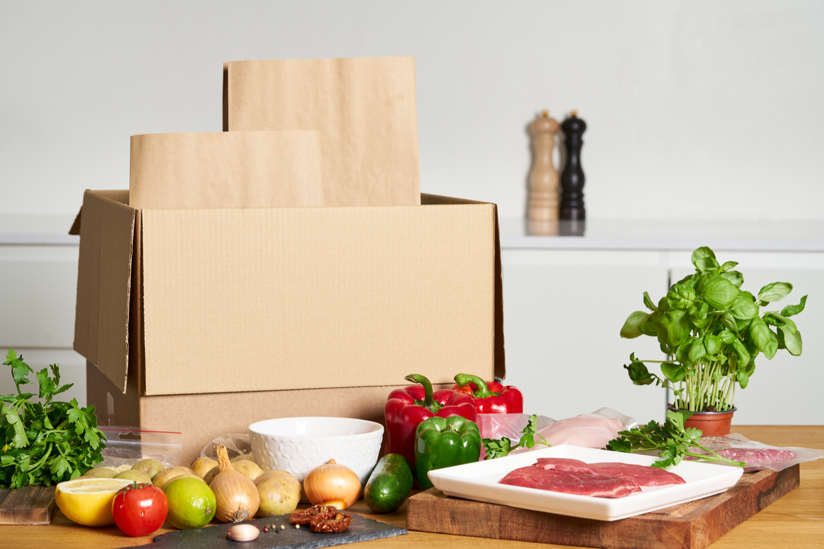 temperature controlled packaging for food
